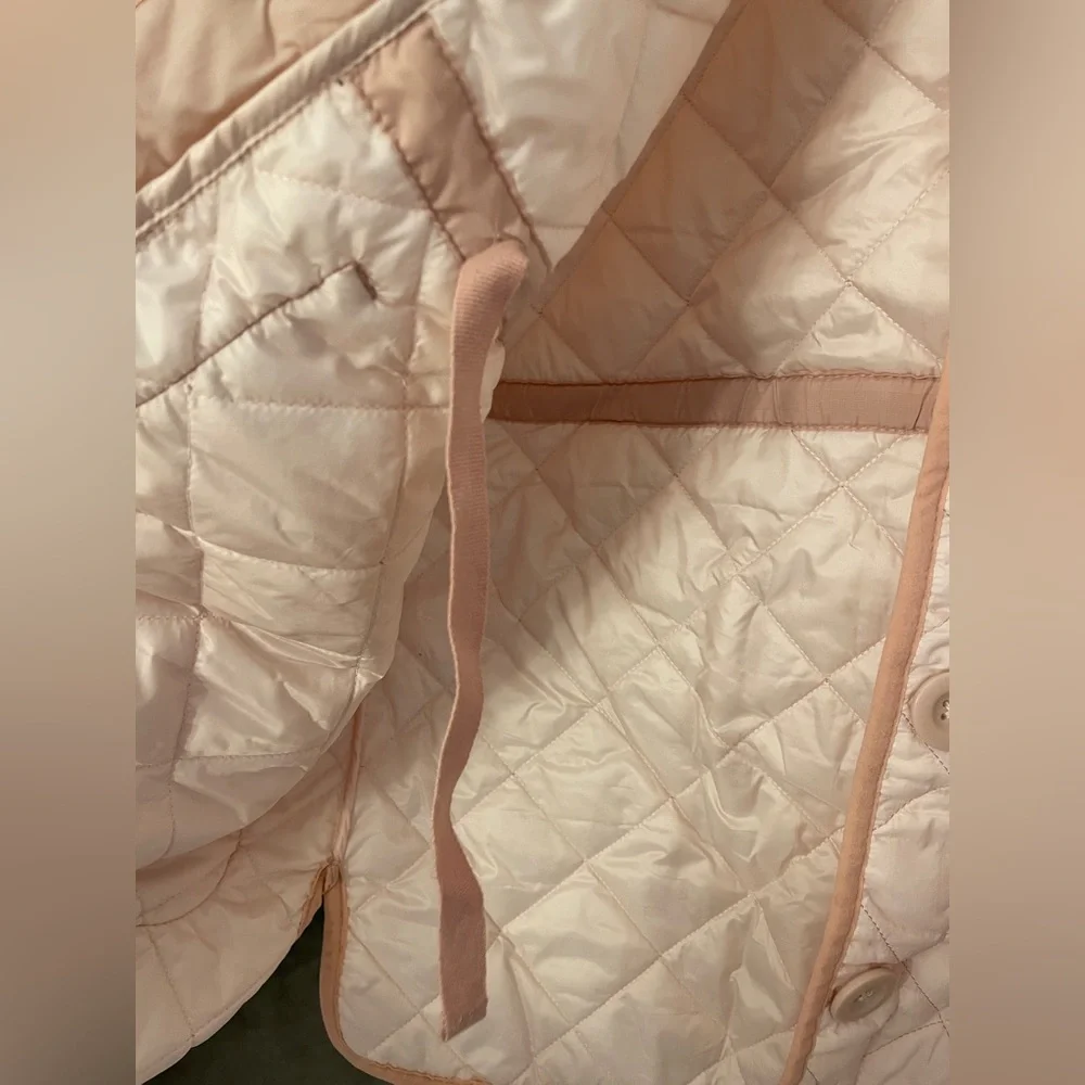 Free Assembly Women's Quilted Cinched Waist Liner Jacket - Picture 5 of 7